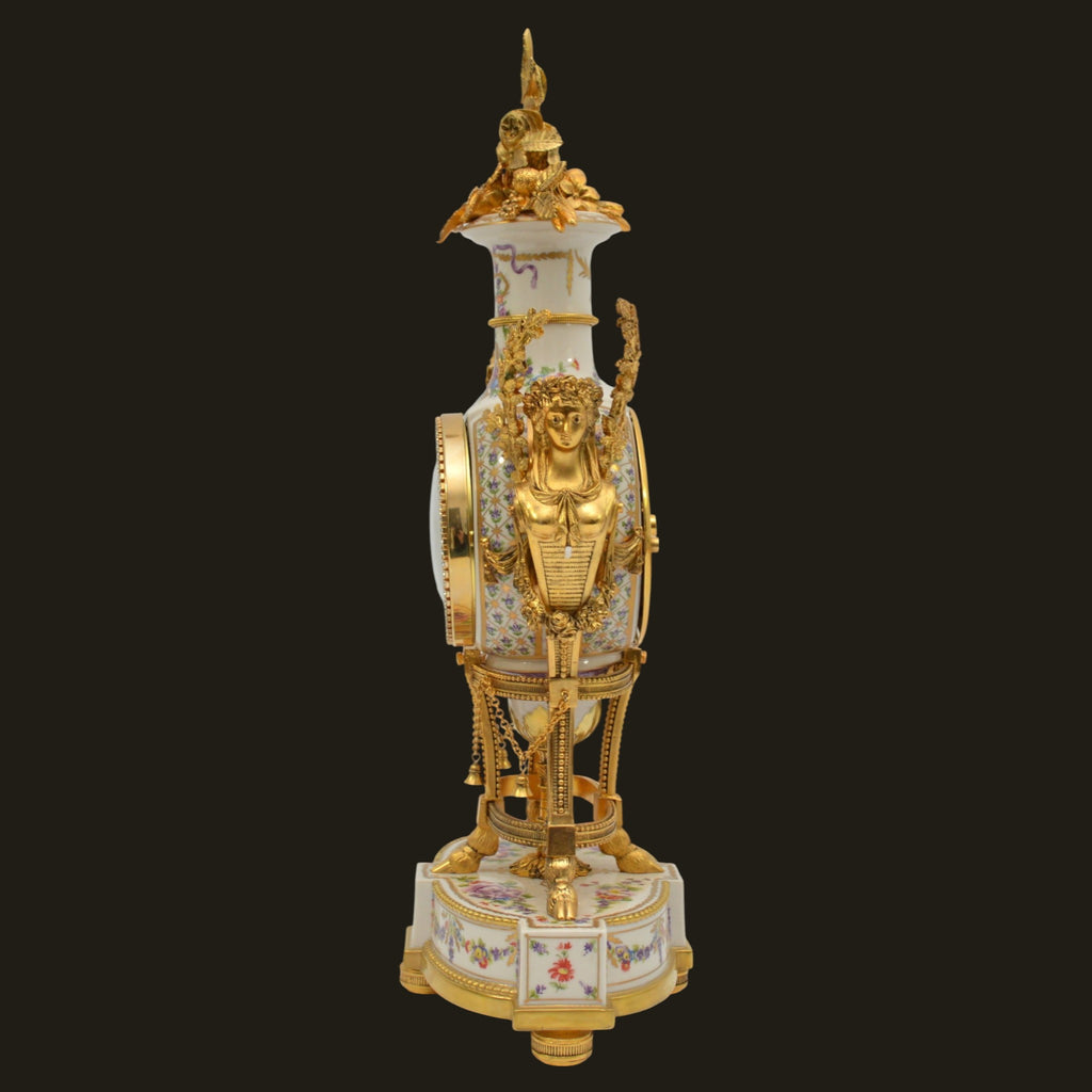 Mantel Clock, V&A, Marie Antoinette, Porcelain & Ormolu