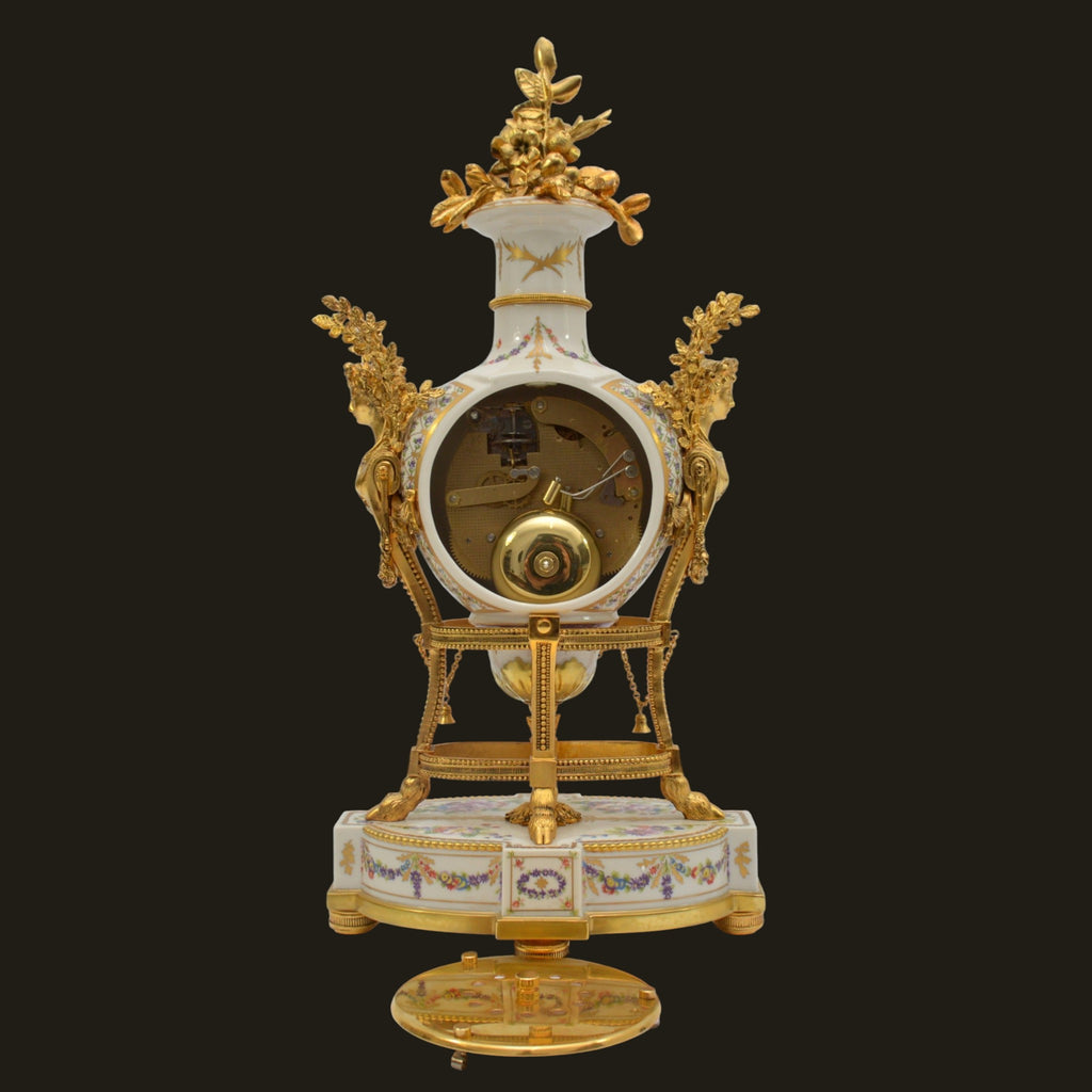 Mantel Clock, V&A, Marie Antoinette, Porcelain & Ormolu