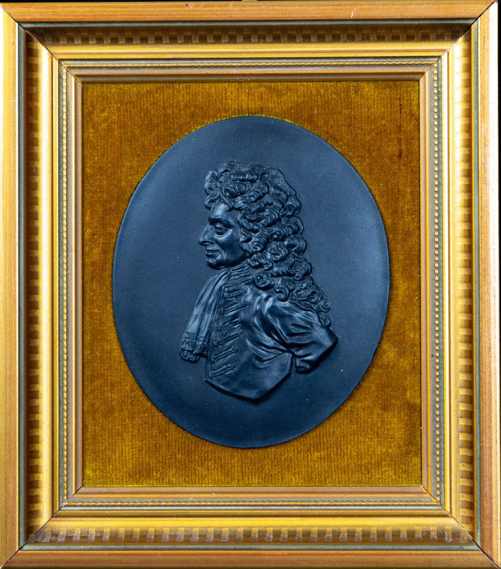 Wall Plaque, Sir Christopher Wren, Basalt, Limited edition