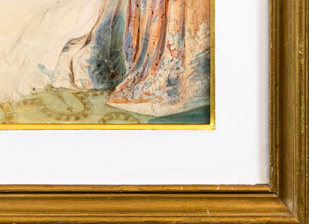 Portrait of Lady Elizabeth – 19th-Century Watercolour Attributed to Edward Hastings (1781–1861)