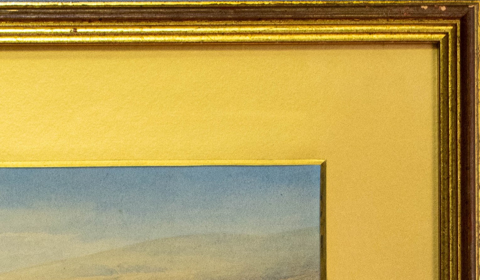 Water Colour, Antique, 19th C, gilt framed, Tender Moments, John Henry Mole (1814–1886)
