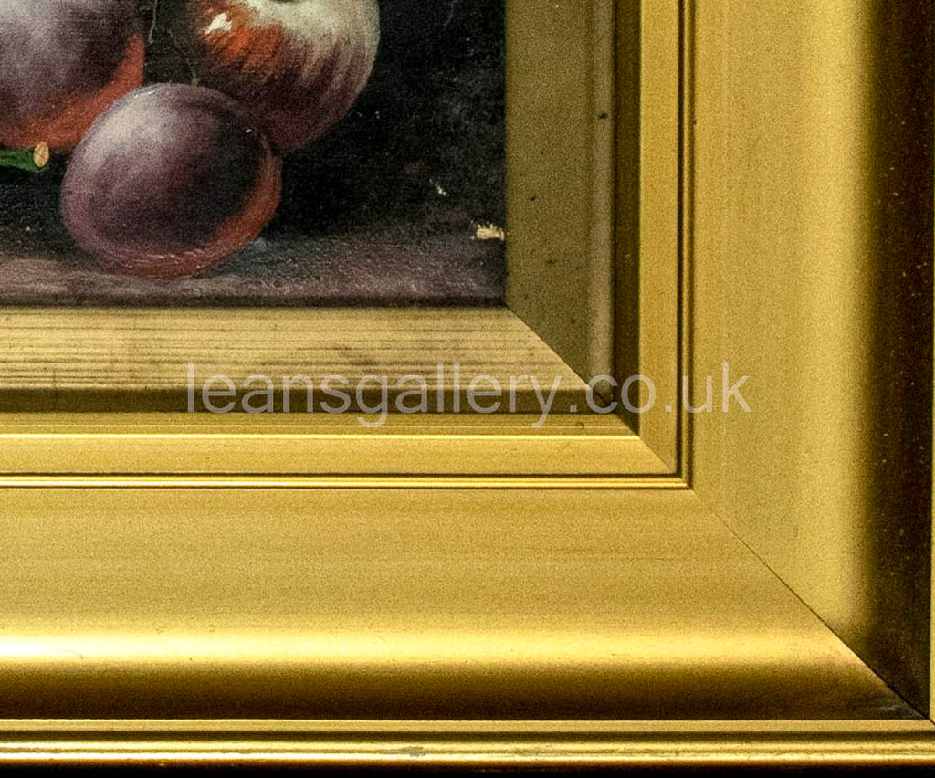 Water colour Still life 'Fruits and Flowers' Antique