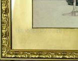 Watercolour, Antique, Still Life, Wine and Fruits
