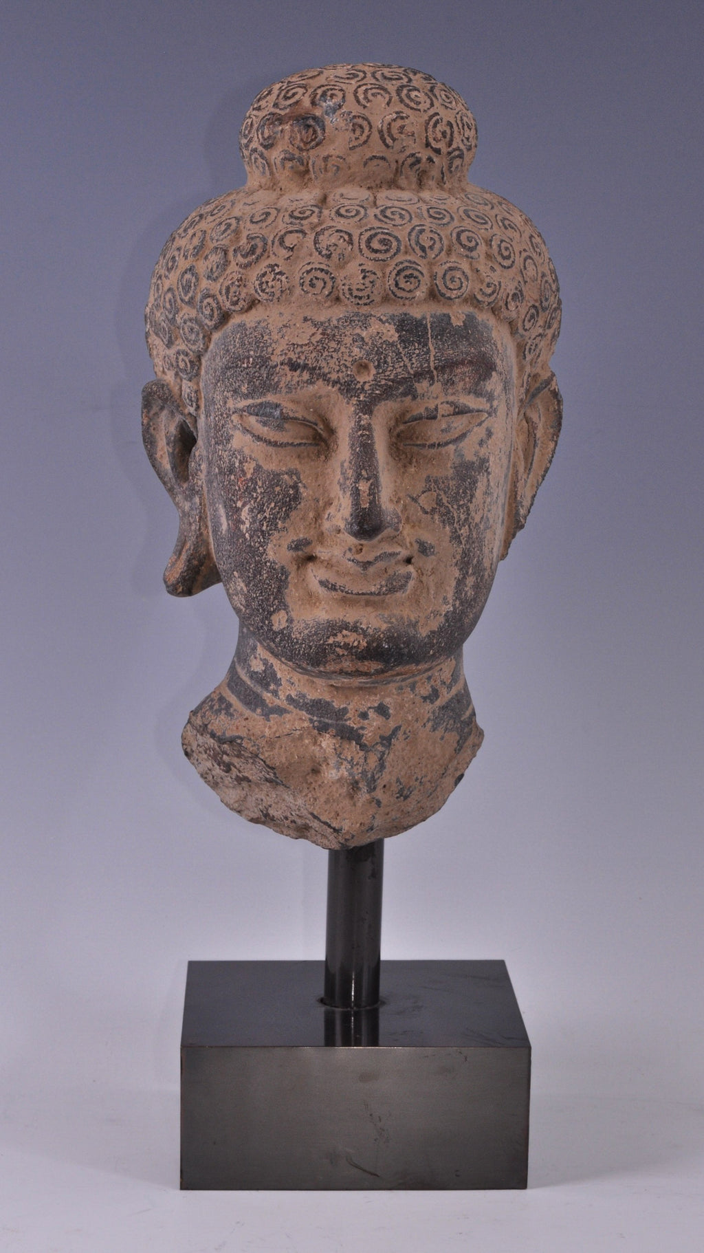 Budha, Gandhara, Antique, 1st Century, Schist Stone