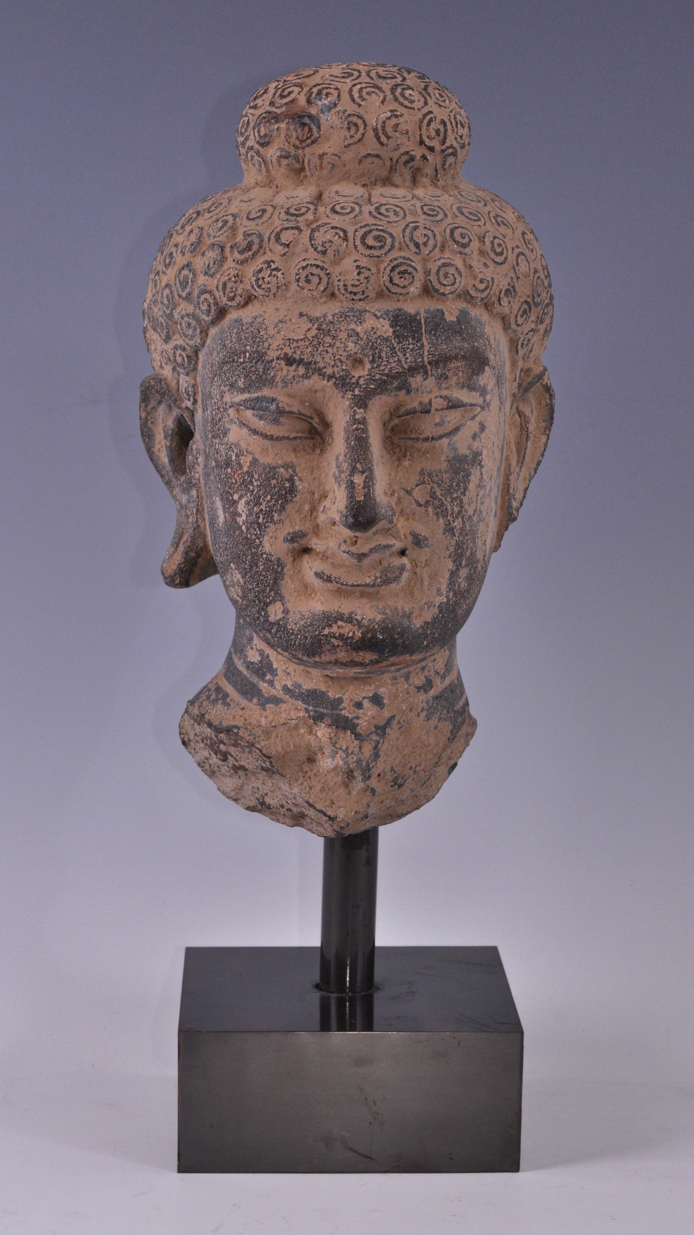 Budha, Gandhara, Antique, 1st Century, Schist Stone