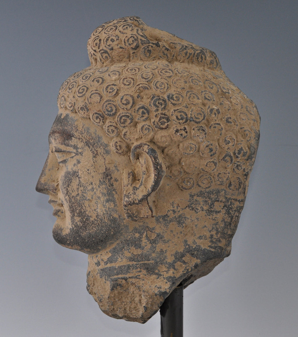 Budha, Gandhara, Antique, 1st Century, Schist Stone