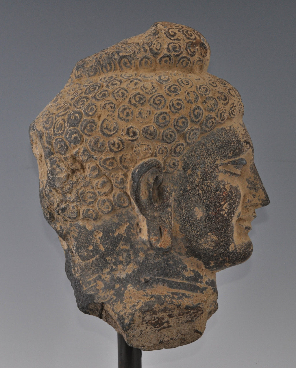 Budha, Gandhara, Antique, 1st Century, Schist Stone