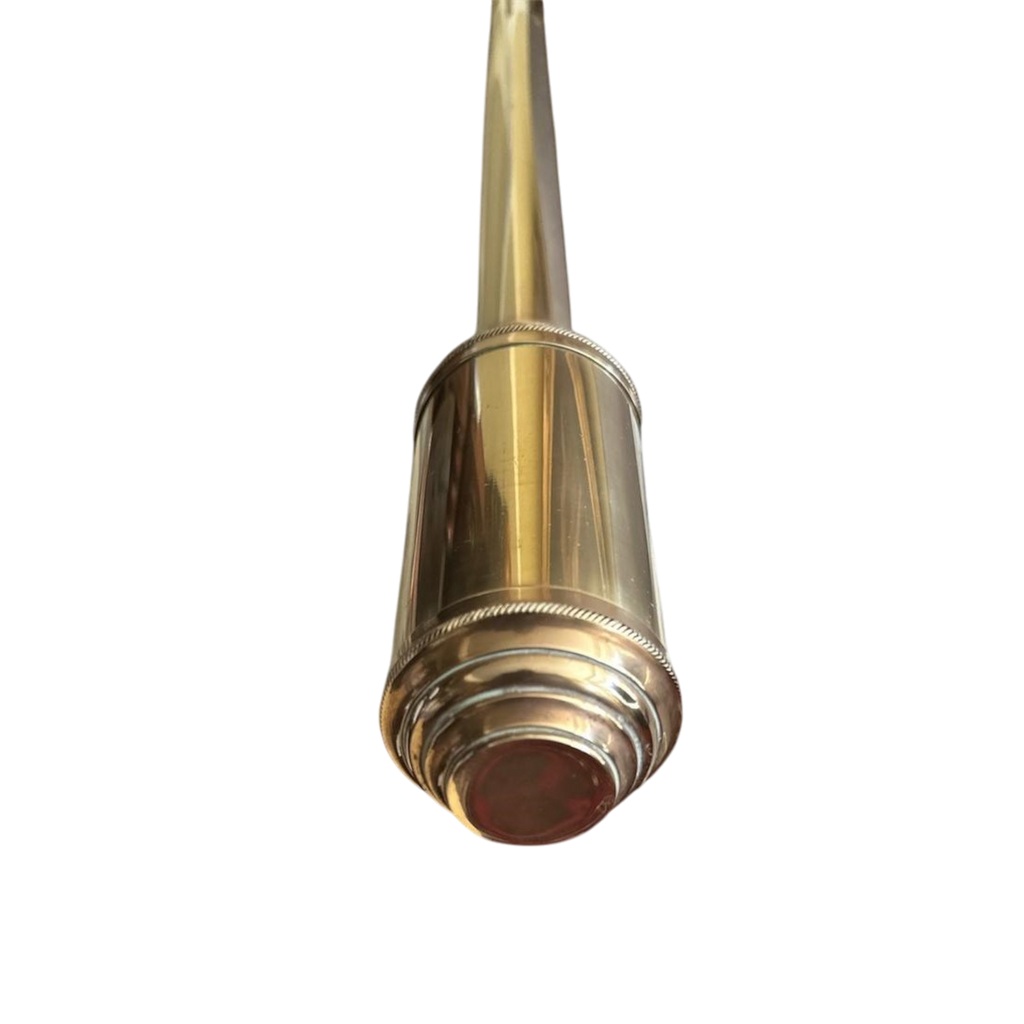 Antique, Victorian, Portuguese, Marine Barometer, Brass-Cased, R.N. Desterro, Lisbon, 97cm