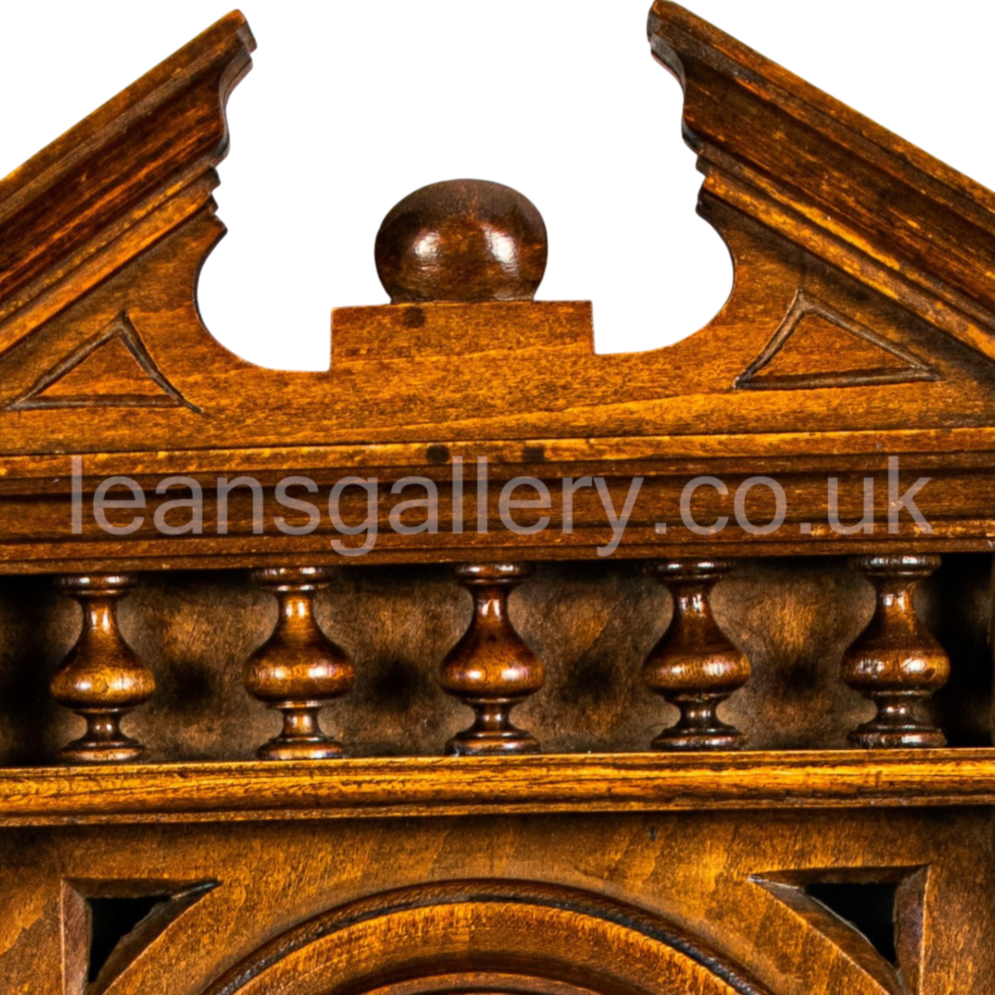 Barometer, antique,  Georgian style, barometer, oak, thermometer,