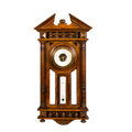 Barometer, antique,  Georgian style, barometer, oak, thermometer,