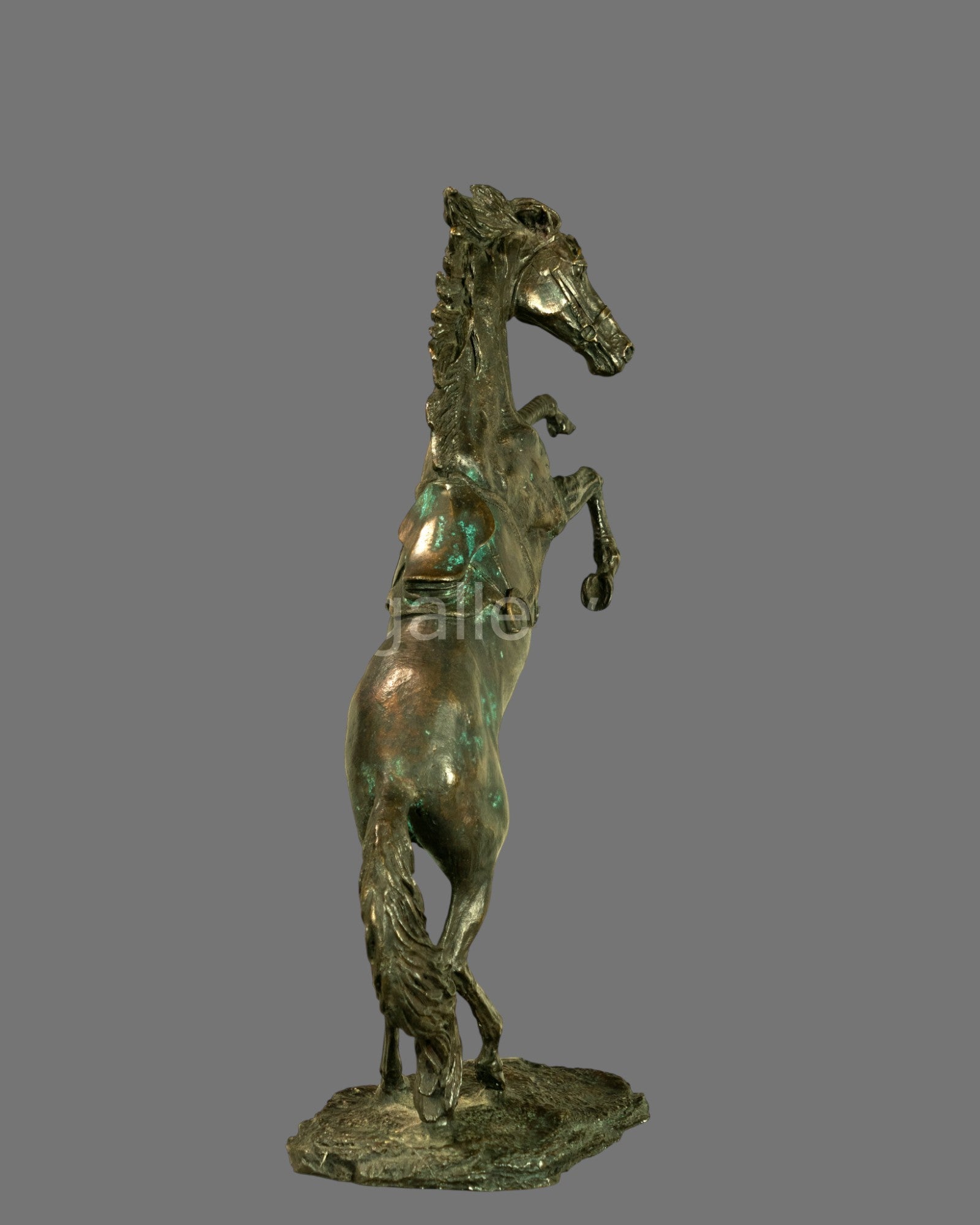 Jumping Horse, Bronze, French, Vintage