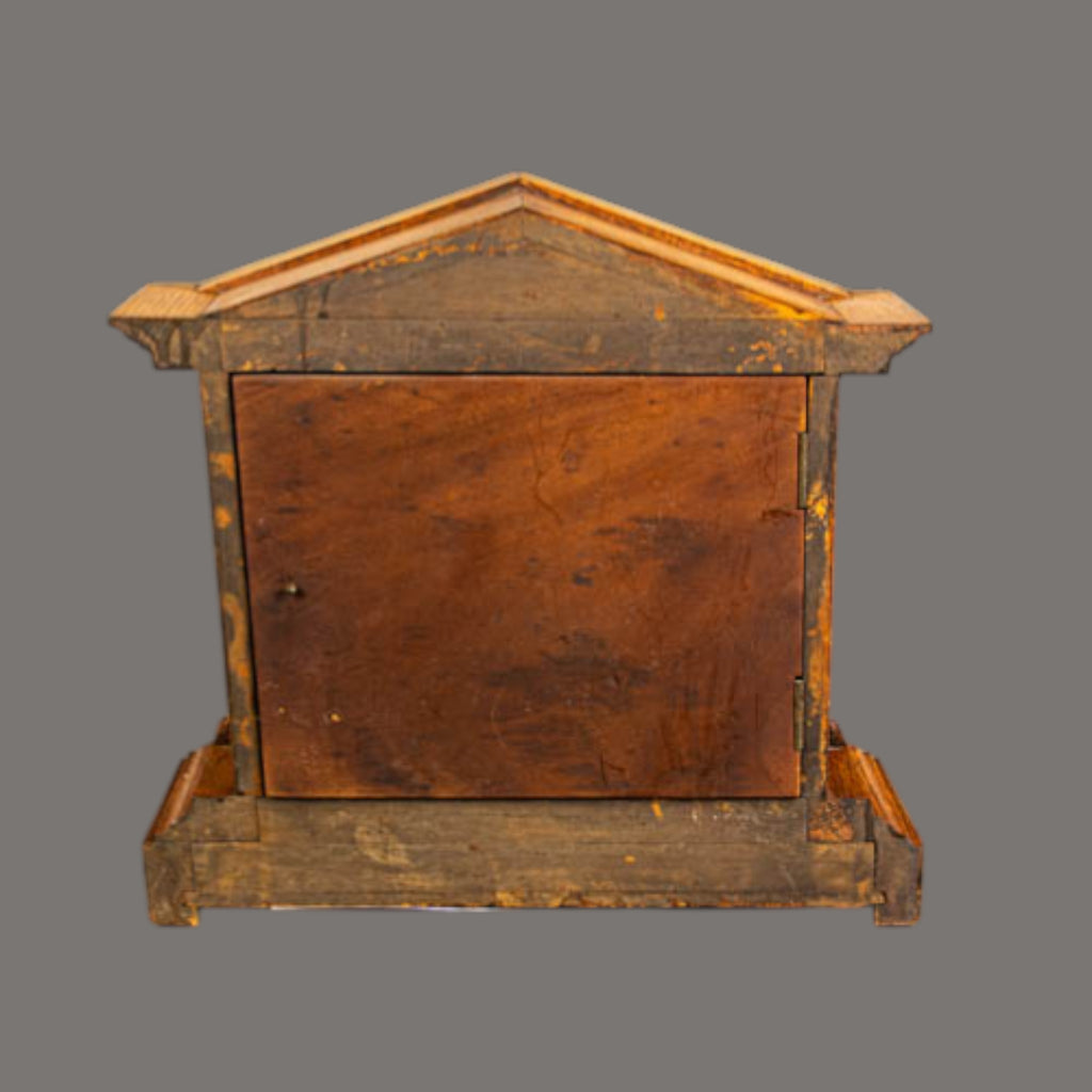 Mantle Clock, Edwardian, Architectural Design, Circa 1900