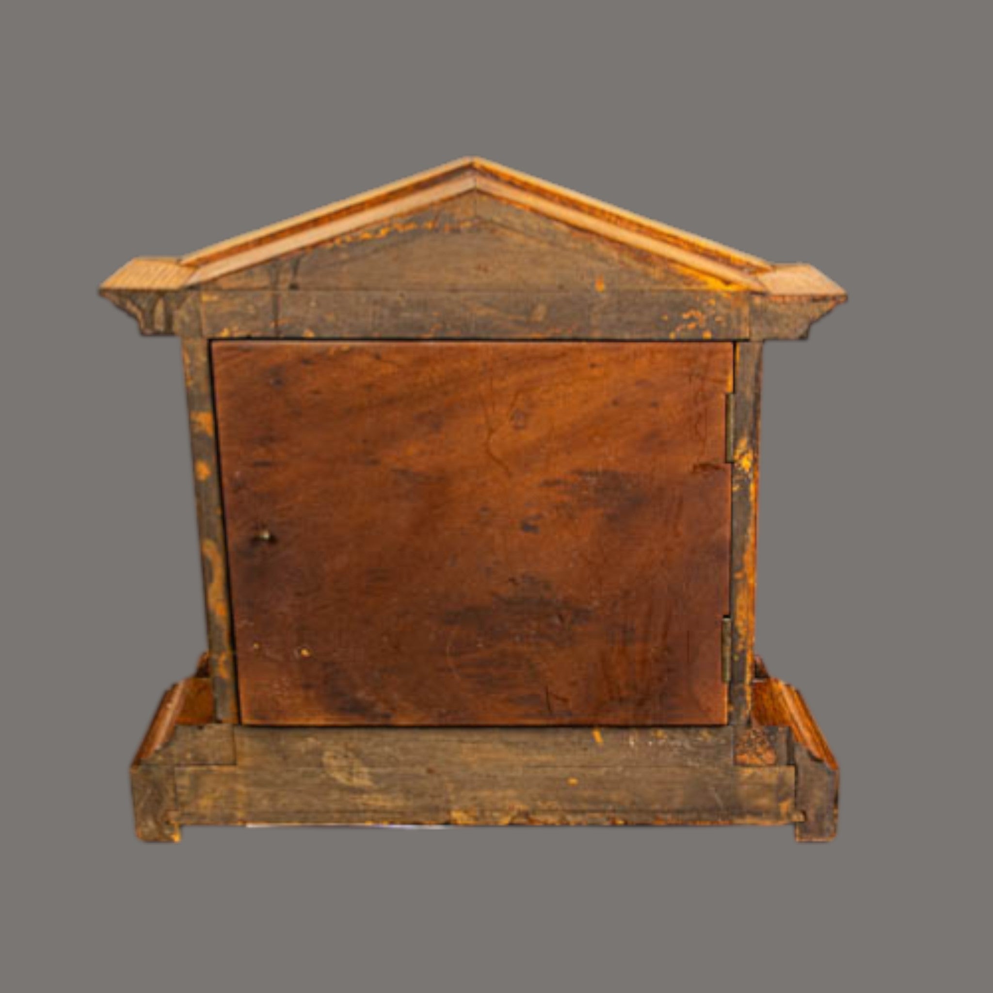 Mantle Clock, Edwardian, Architectural Design, Circa 1900