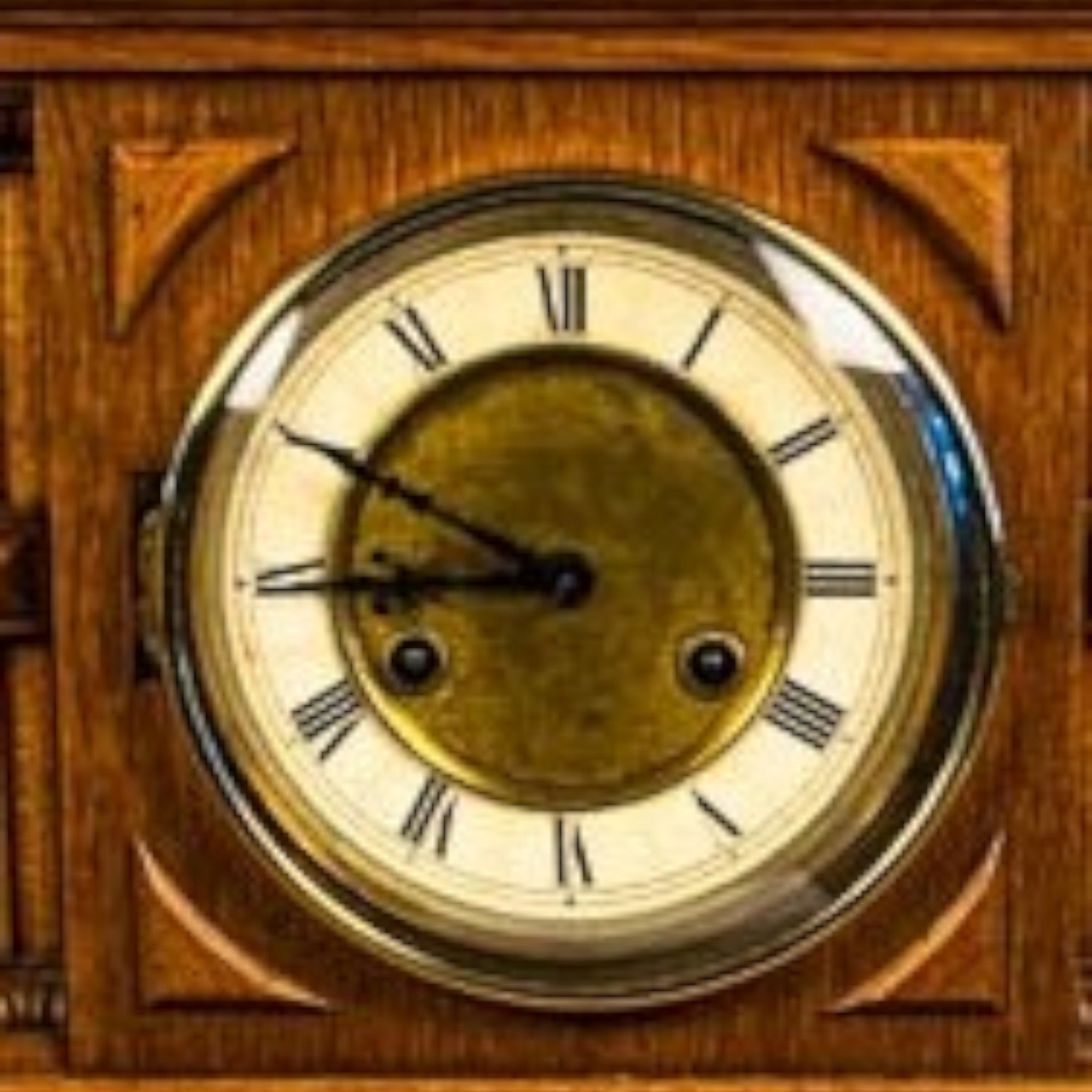 Mantle Clock, Edwardian, Architectural Design, Circa 1900