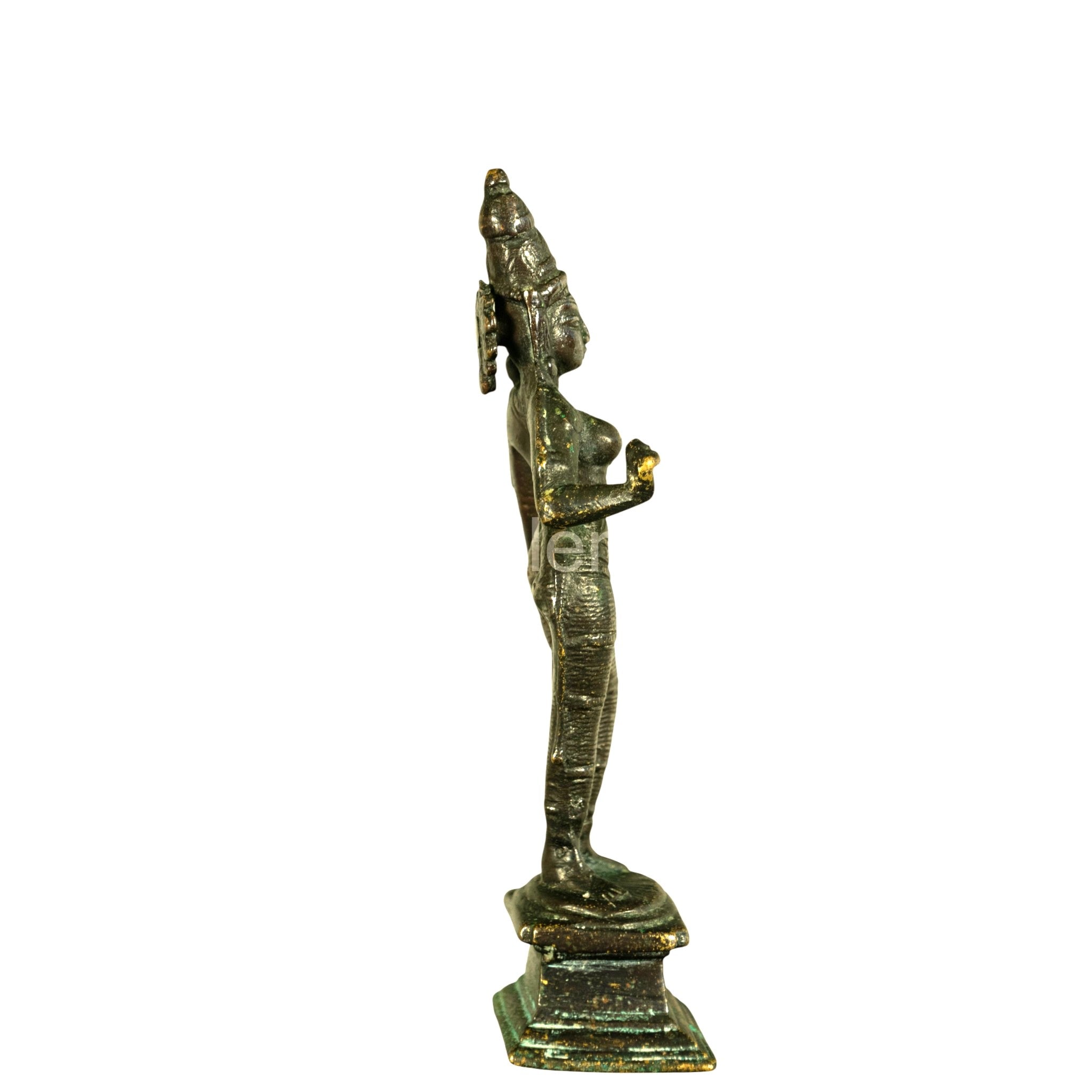 Bronze Parvathi, 19th century, Indian sculpture