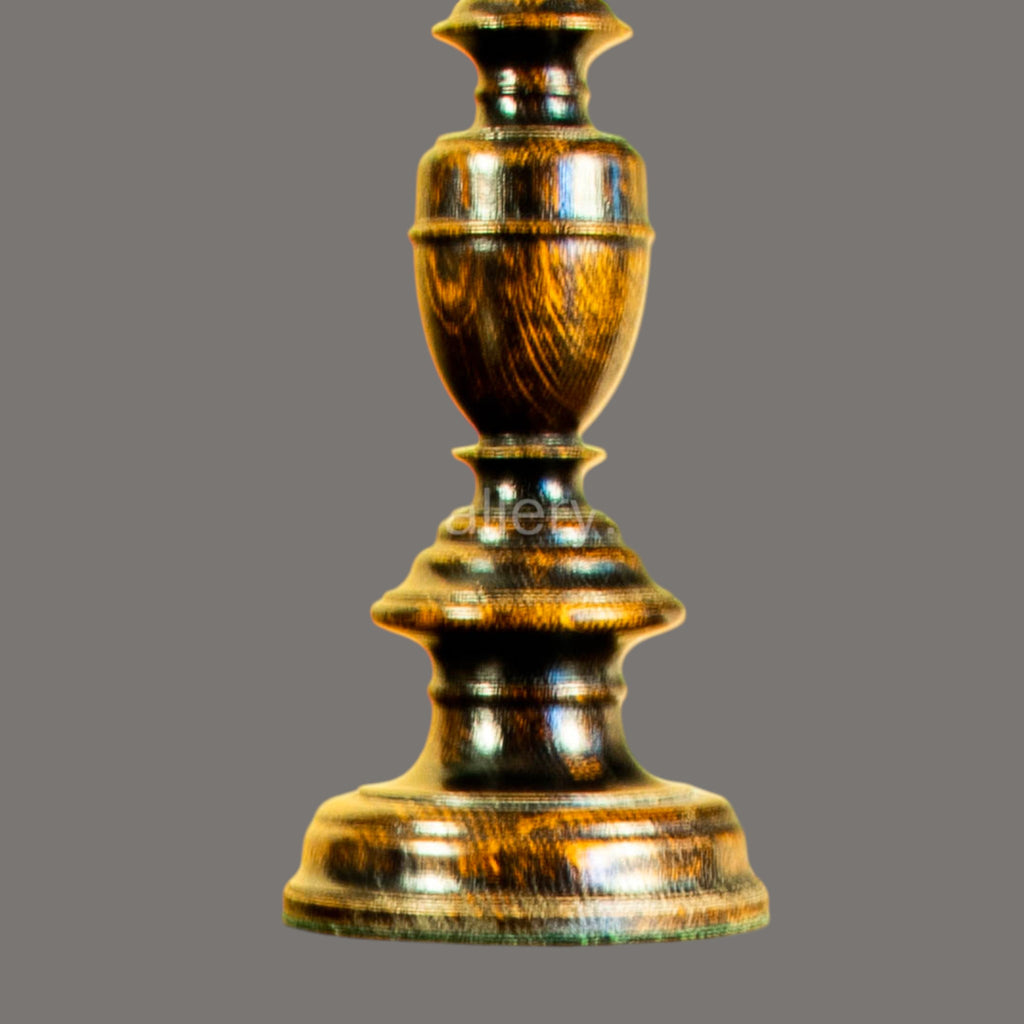 Candle stand, Oak, Vintage, Wood
