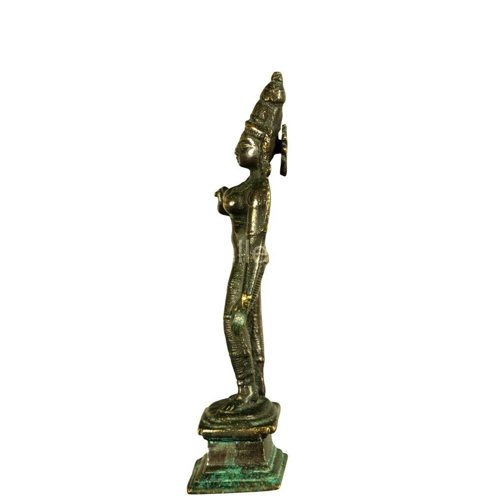 Bronze Parvathi, 19th century, Indian sculpture