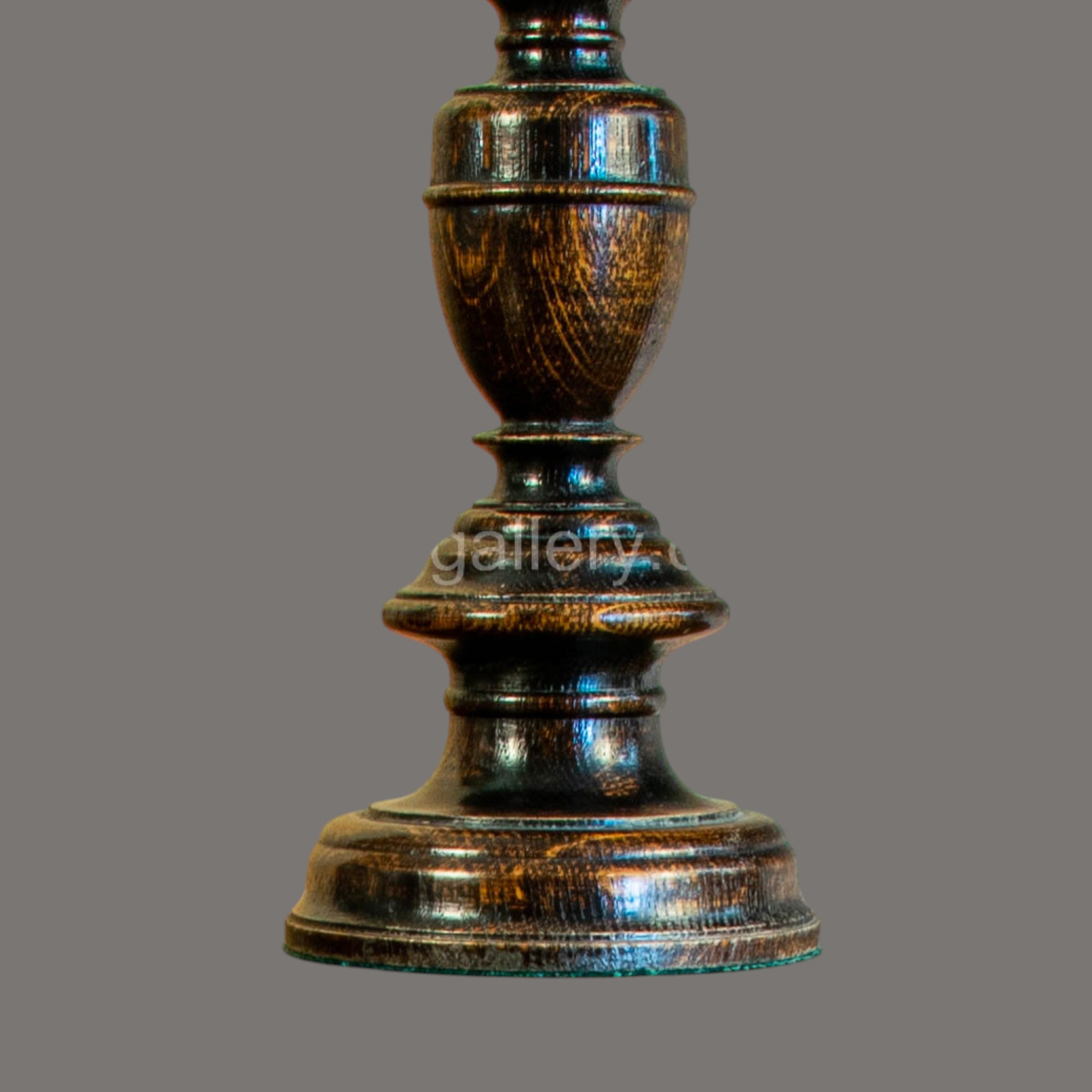 Candle stand, Oak, Vintage, Wood
