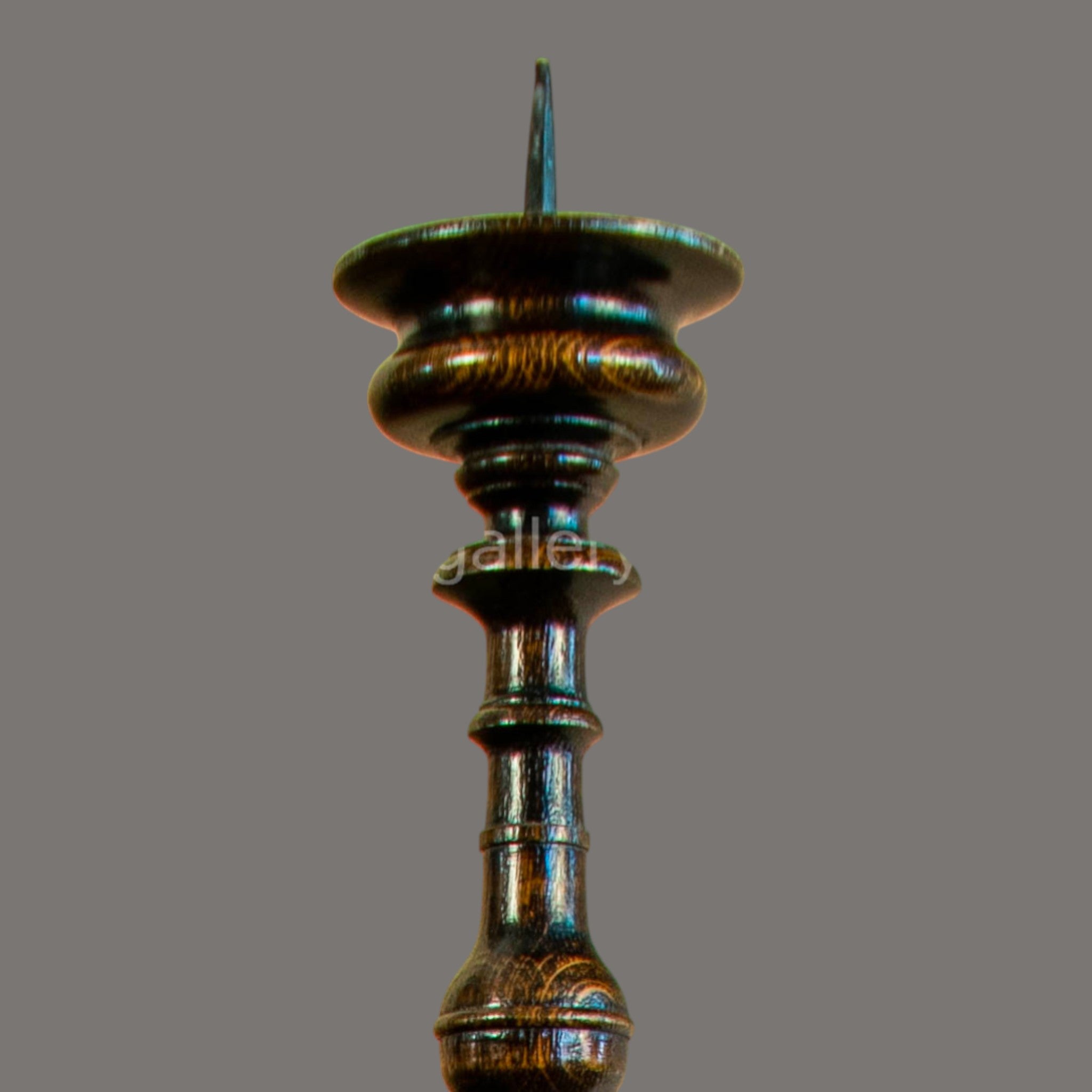 Candle stand, Oak, Vintage, Wood