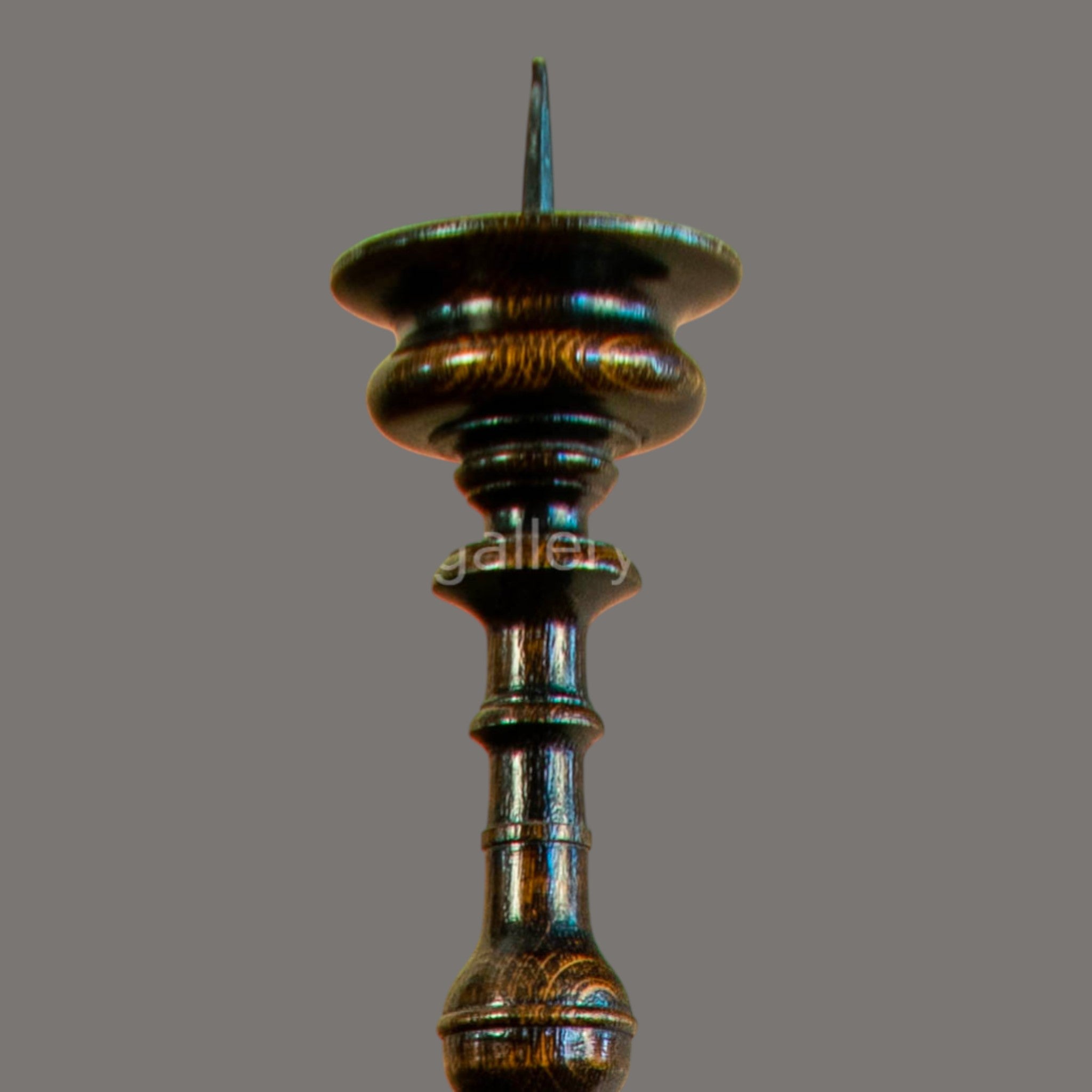 Candle stand, Oak, Vintage, Wood