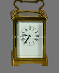 Carriage Clock, Vintage, Gilt Brass, English,