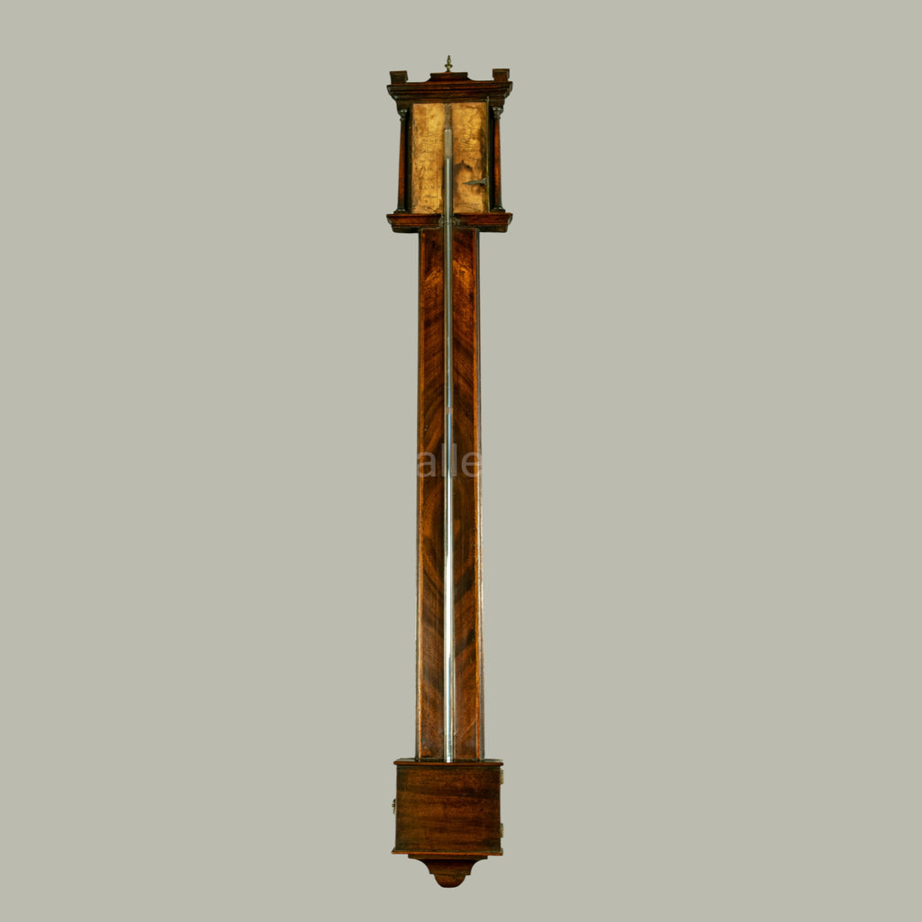 Barometer, Georgian, England, circa 1850, with  Walnut case