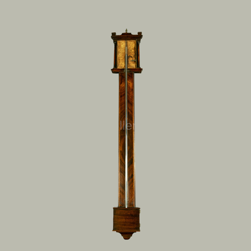 Barometer, Georgian, England, circa 1850, with  Walnut case