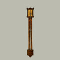 Barometer, Georgian, England, circa 1850, with  Walnut case
