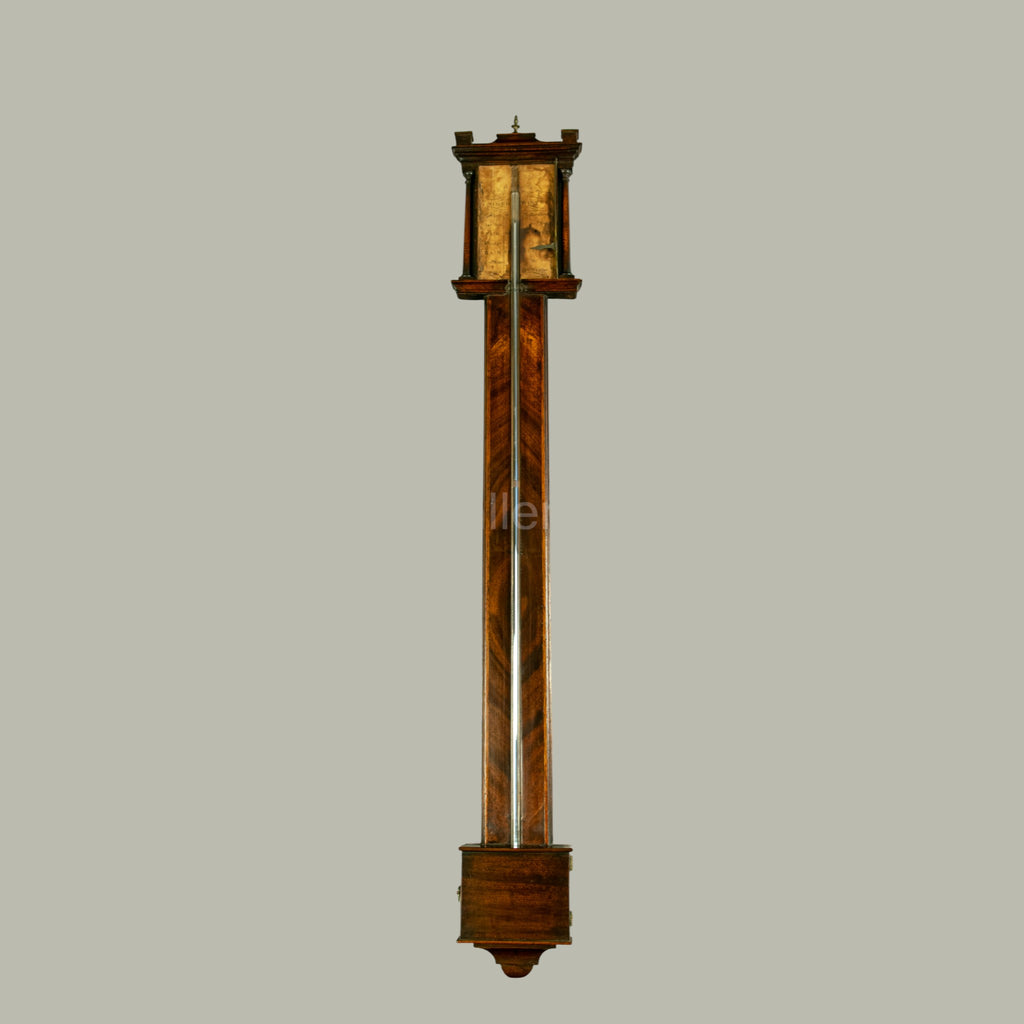 Barometer, Georgian, England, circa 1850, with  Walnut case
