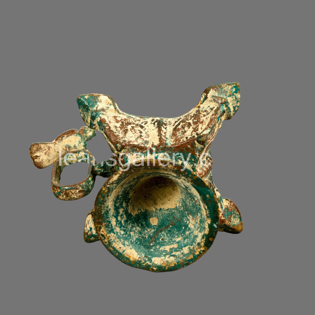 Islamic Lamp, Persian, Bronze, 14th C