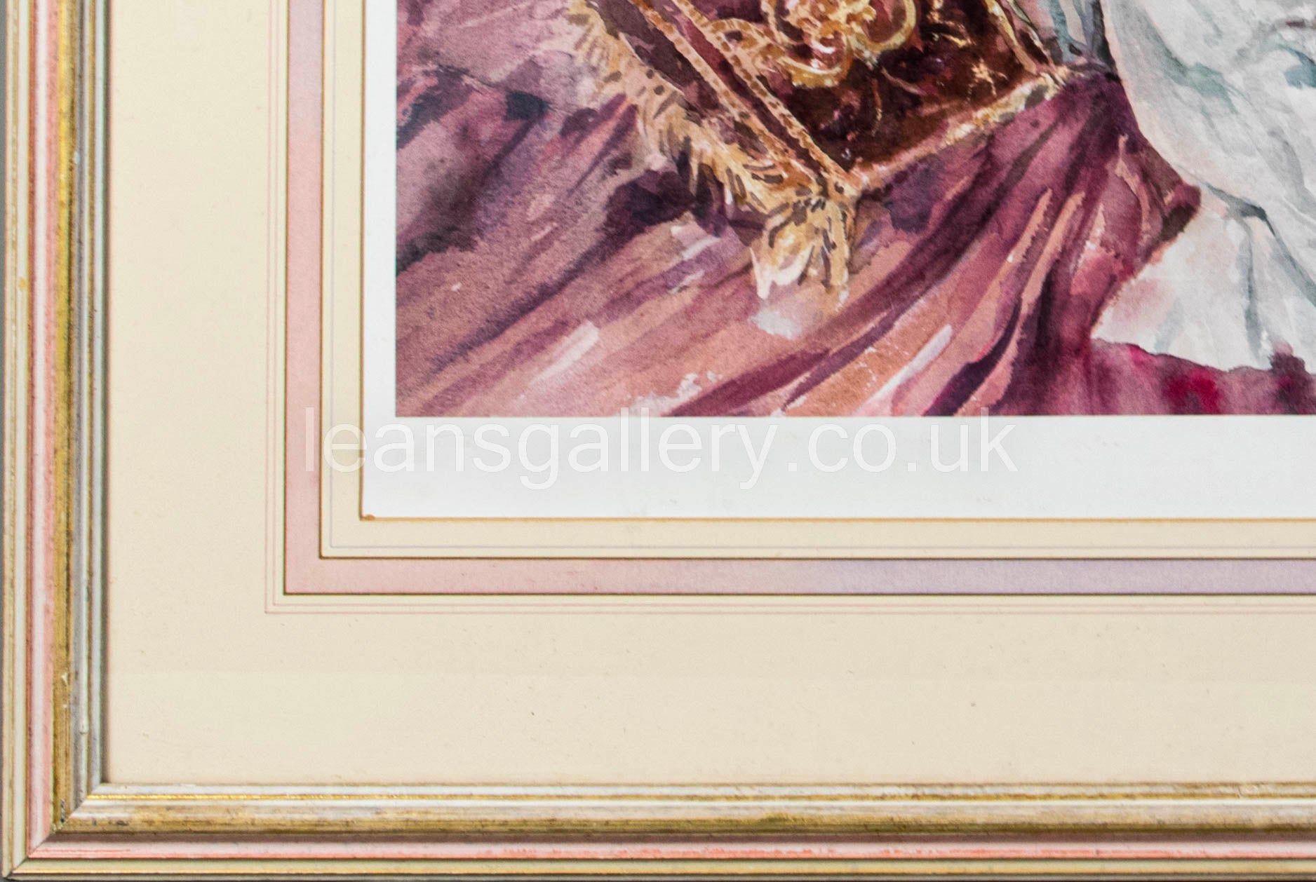 Nude picture study glazed and framed