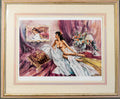 Nude picture study glazed and framed