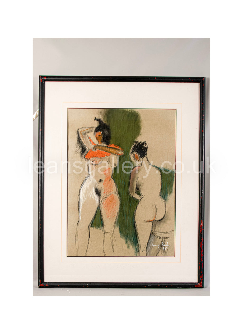 Nude Pastel study by Greg Roche
