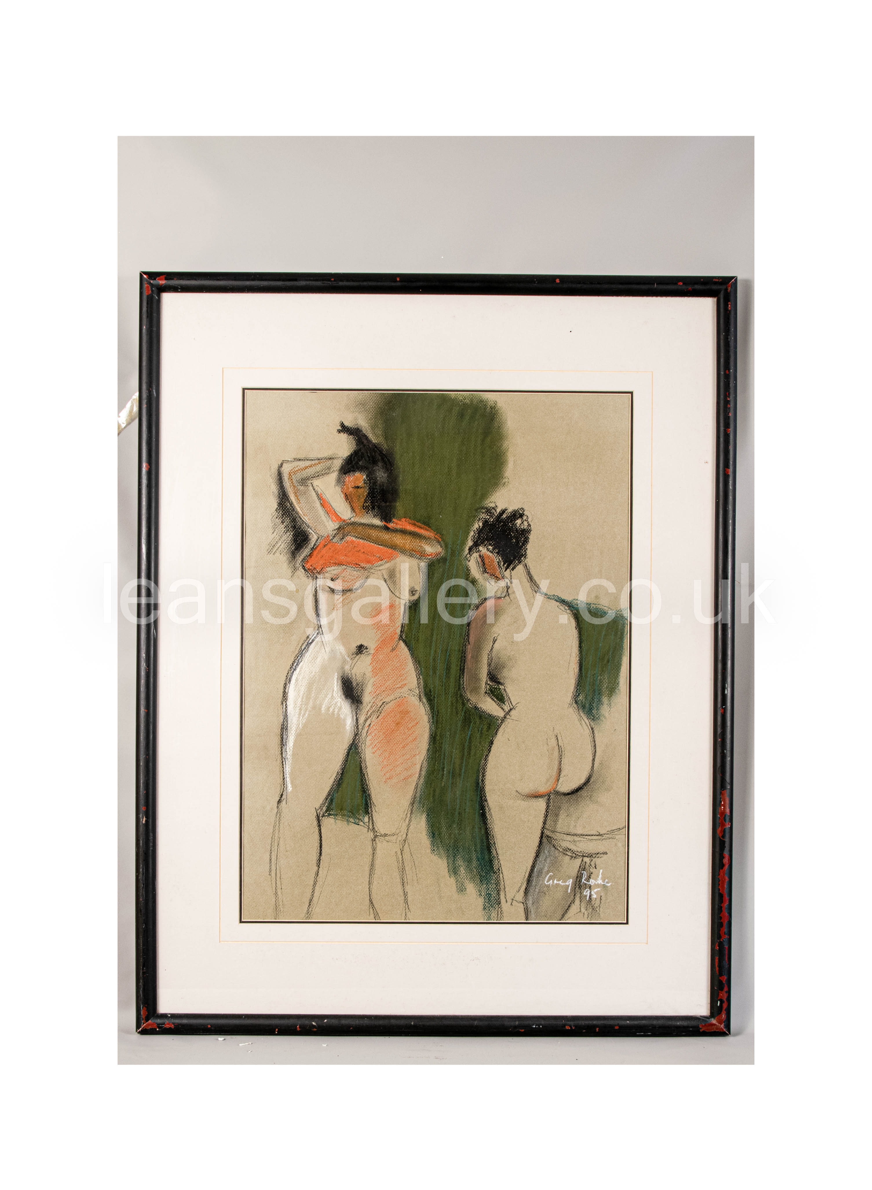 Nude Pastel study by Greg Roche