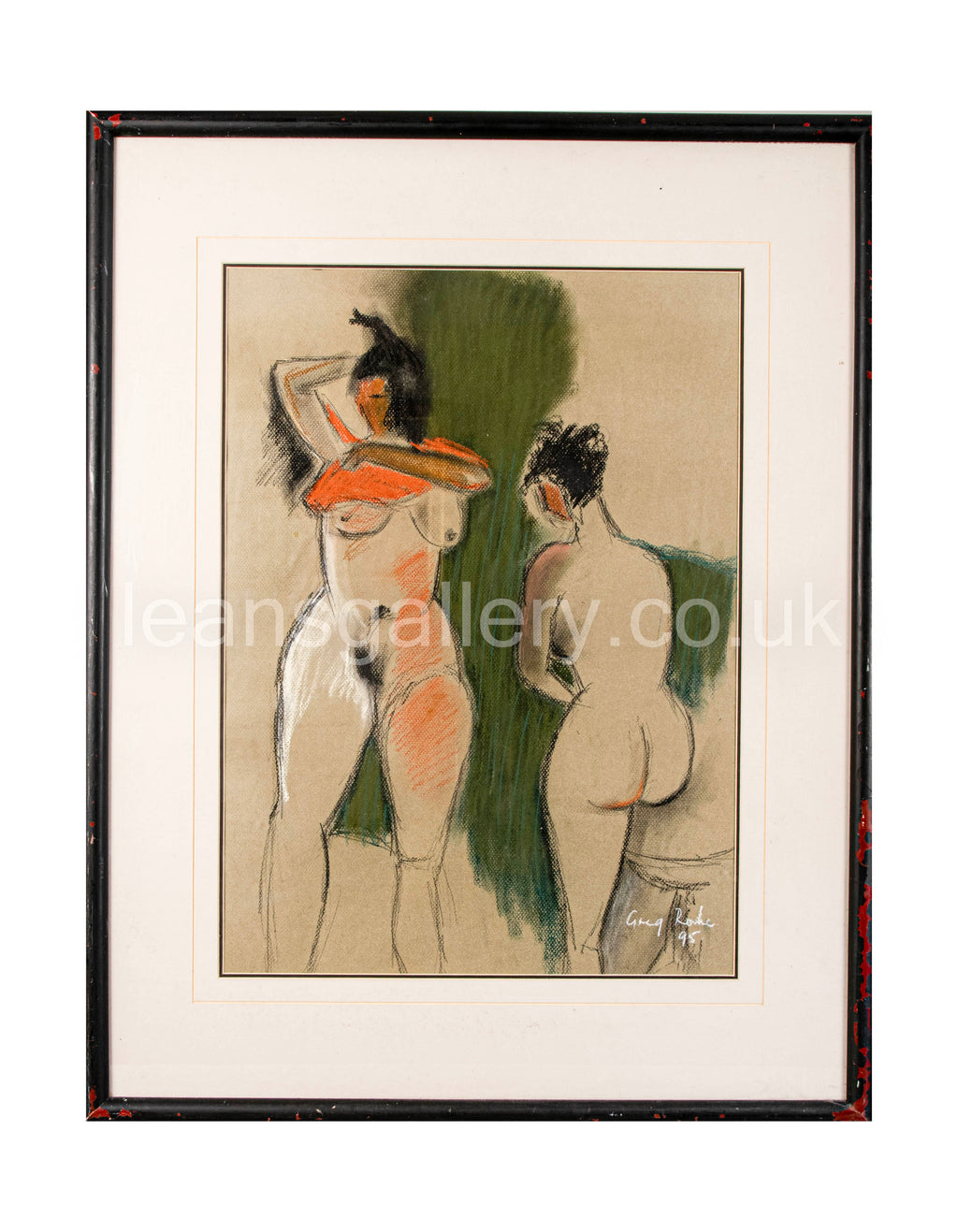 Nude Pastel study by Greg Roche