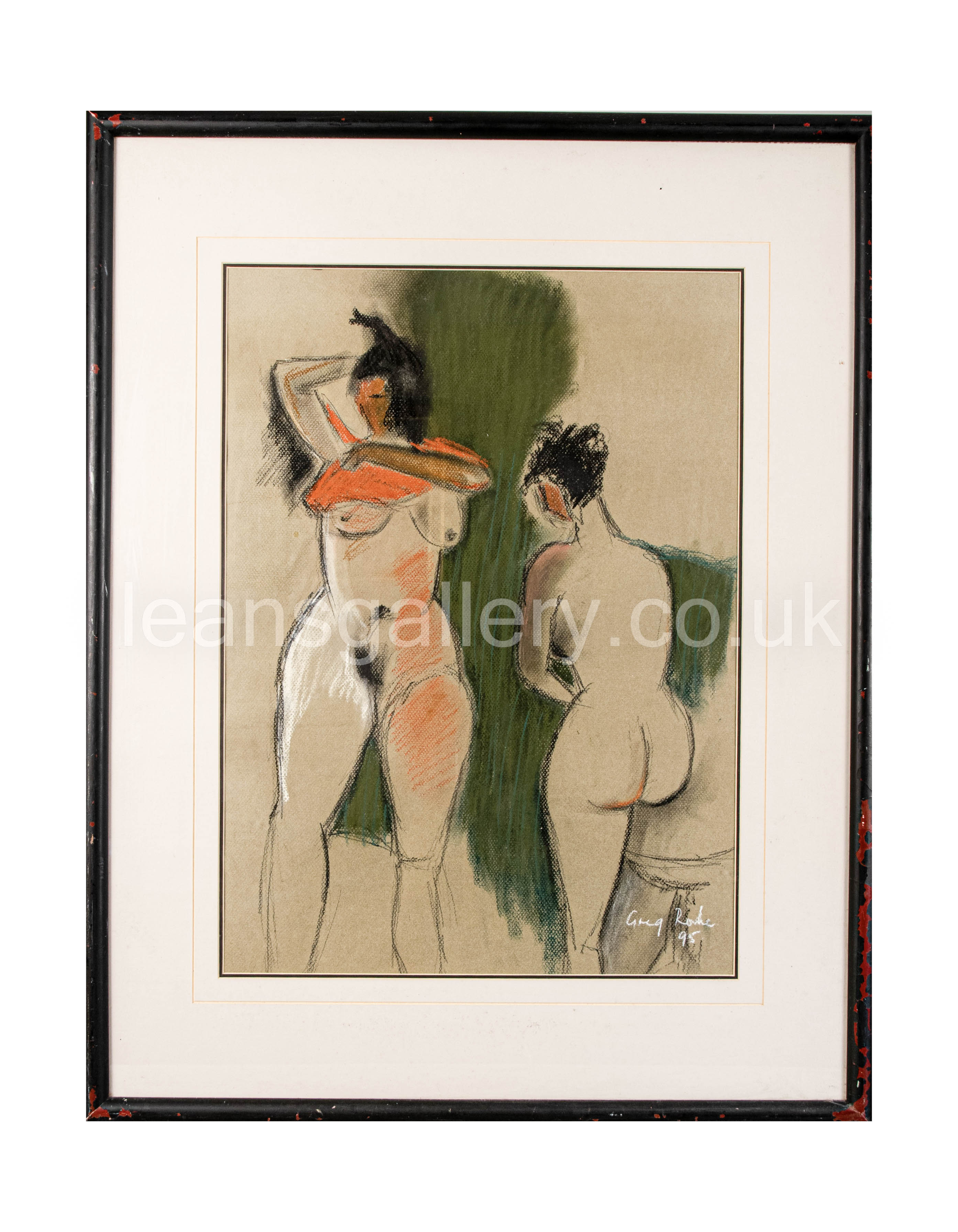 Nude Pastel study by Greg Roche