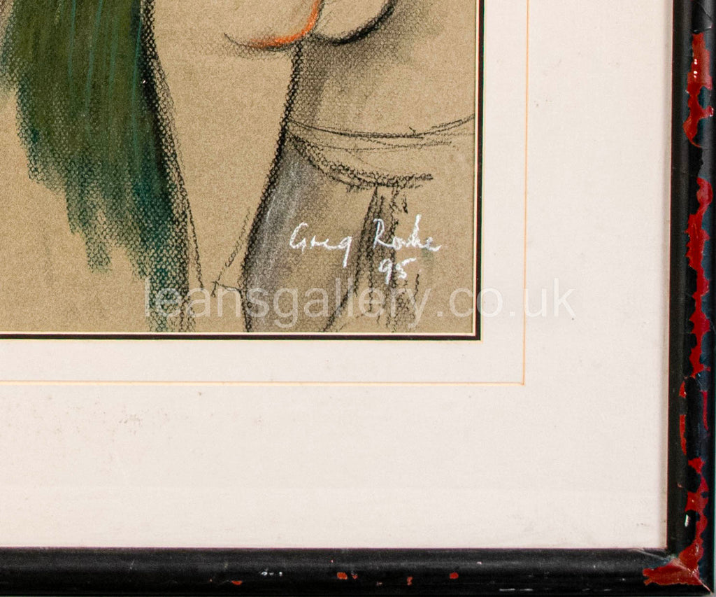 Nude Pastel study by Greg Roche