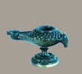Beautiful Antique 18th Century Greek Oil Lamp, Cast Copper Alloy, Bird Shape