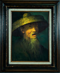 Oil Painting, Elderly gentleman, Chinese