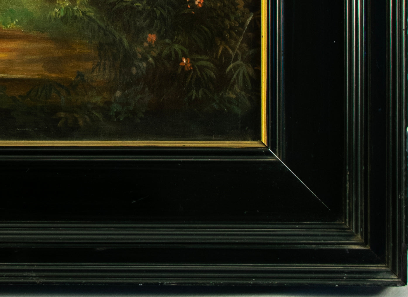 Oil on Canvas, The Sermon of Love: 19th Century Italian School, signed indistinctly