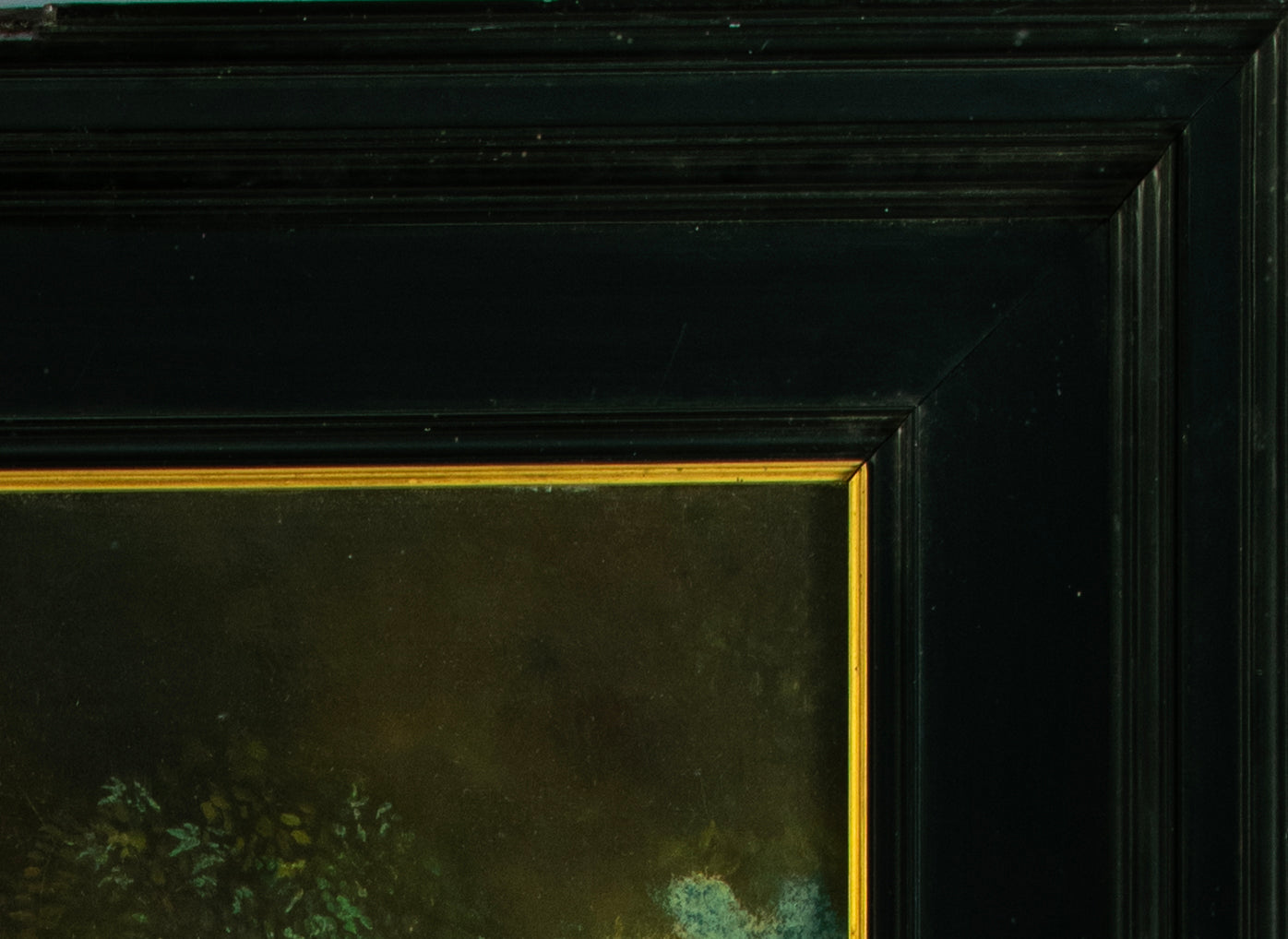 Oil on Canvas, The Sermon of Love: 19th Century Italian School, signed indistinctly