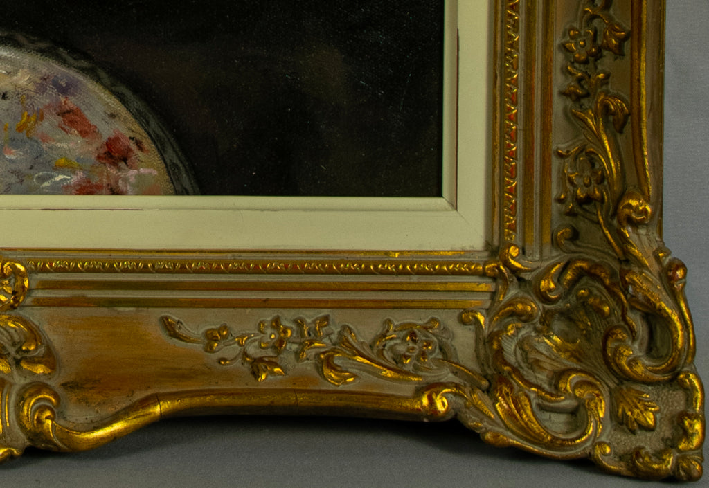 Oil Painting, Nude, Reclining Lady, After Freud, Contemporary, Gilt framed