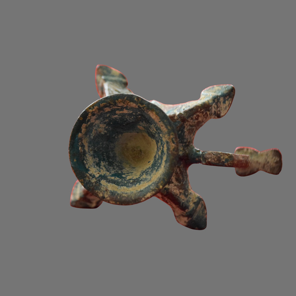 Islamic Lamp, Persian, Bronze, 14th C