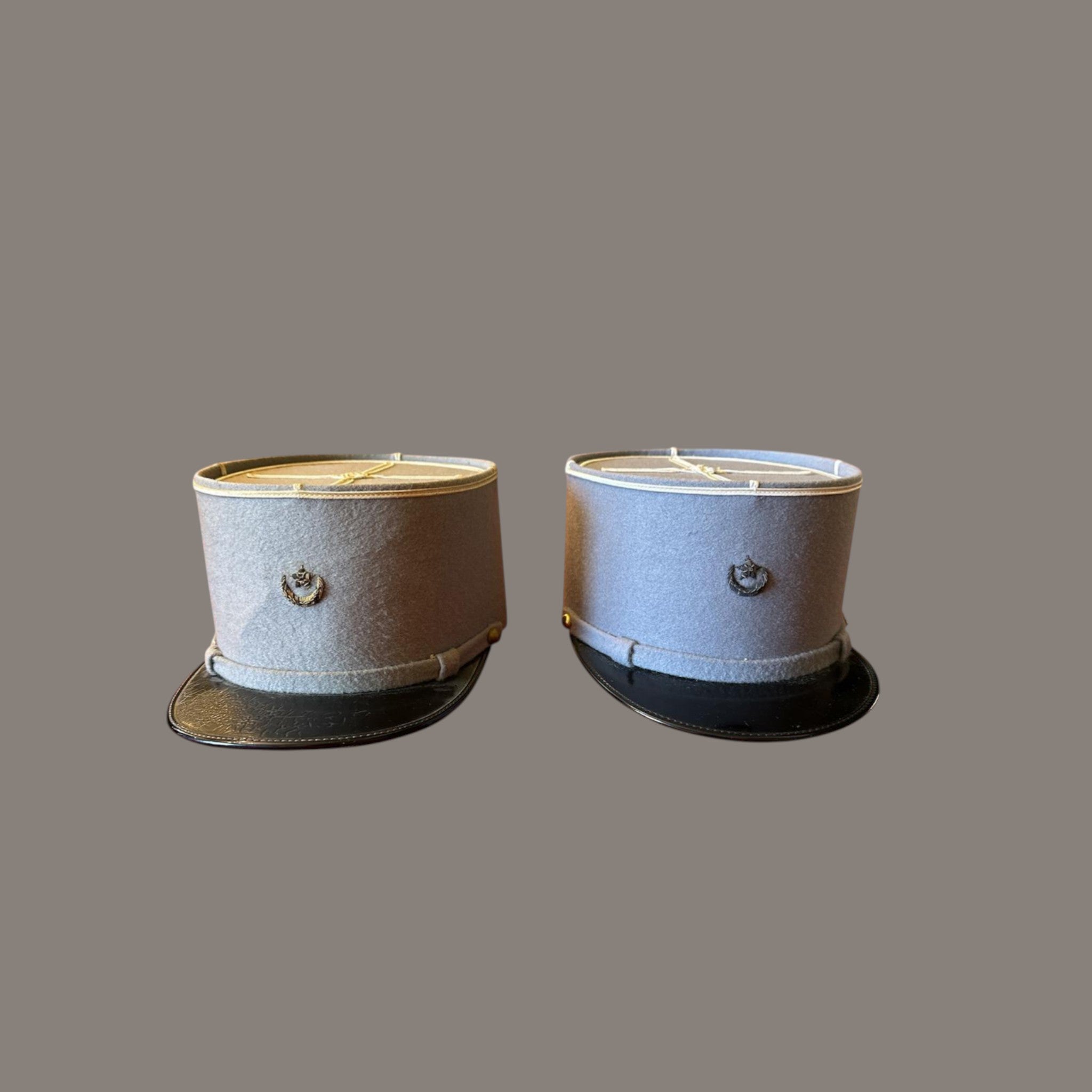 Kepi Cap, French Colonial Infantry, Vintage Troupes de Marine (Anchor Insignia) – North Africa Service Style
