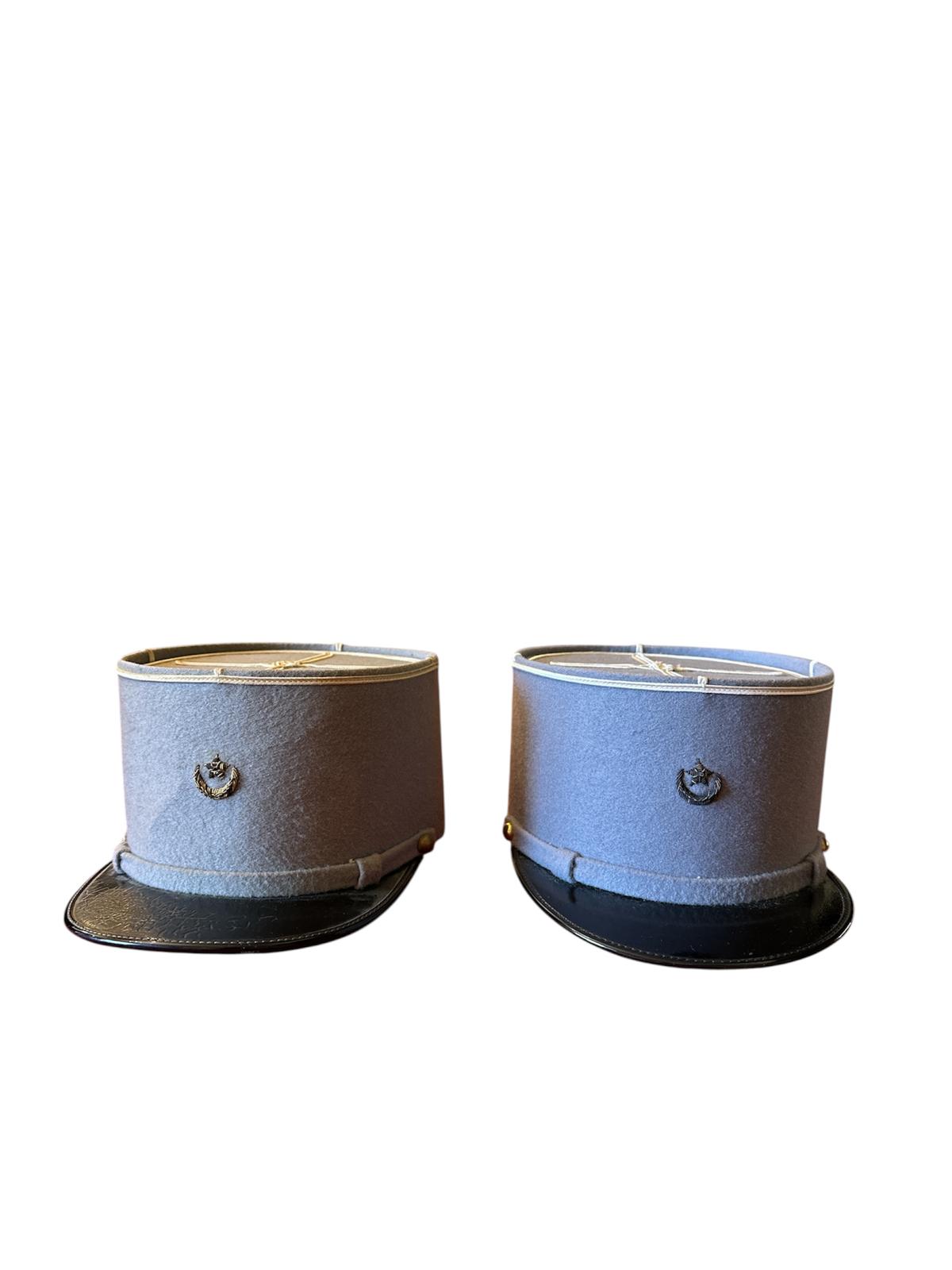 Kepi Cap, French Colonial Infantry, Vintage Troupes de Marine (Anchor Insignia) – North Africa Service Style