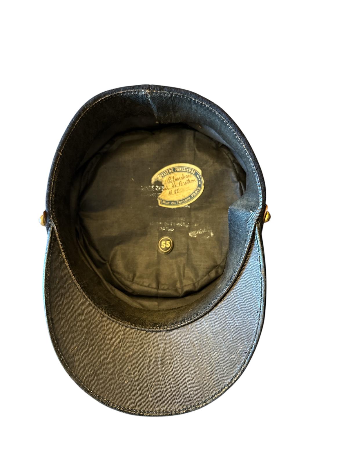 Kepi Cap, French Colonial Infantry, Vintage Troupes de Marine (Anchor Insignia) – North Africa Service Style
