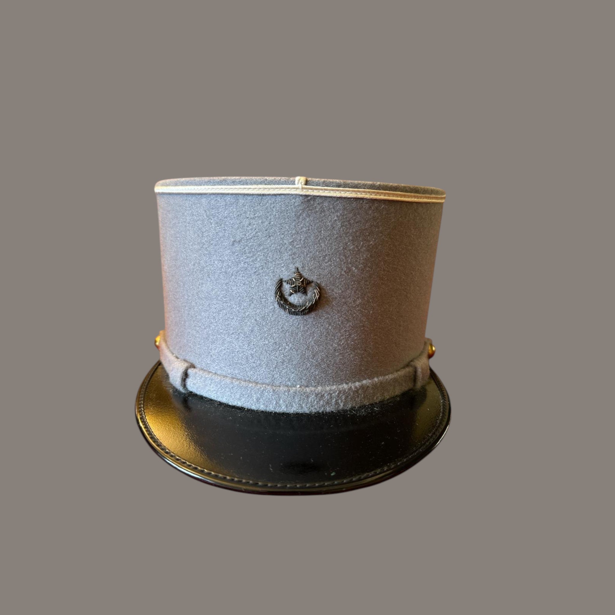 Kepi Cap, French Colonial Infantry, Vintage Troupes de Marine (Anchor Insignia) – North Africa Service Style