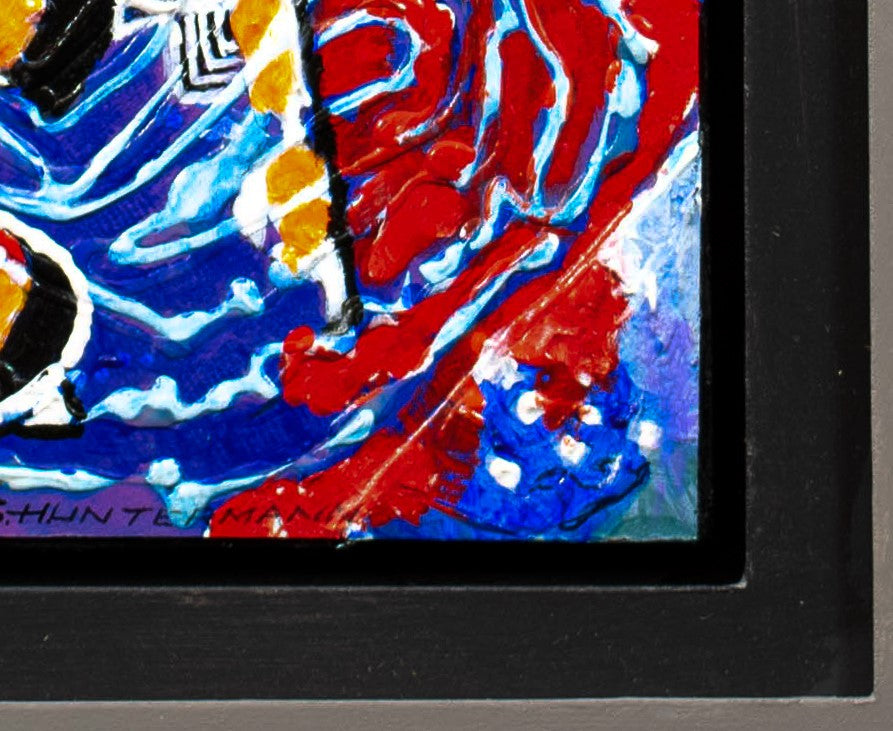 Contemporary Oil Painting, Acrylic, Spate Hunterman,