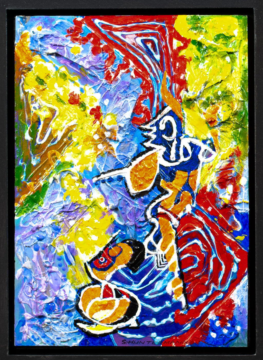 Contemporary Oil Painting, Acrylic, Spate Hunterman,