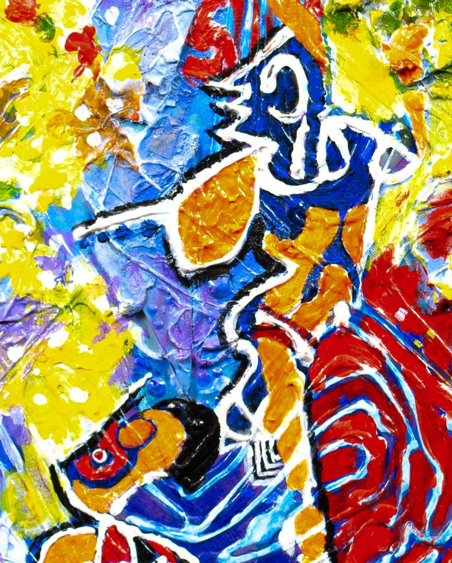 Contemporary Oil Painting, Acrylic, Spate Hunterman,